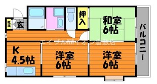 リバティ安原Ⅱの物件間取画像